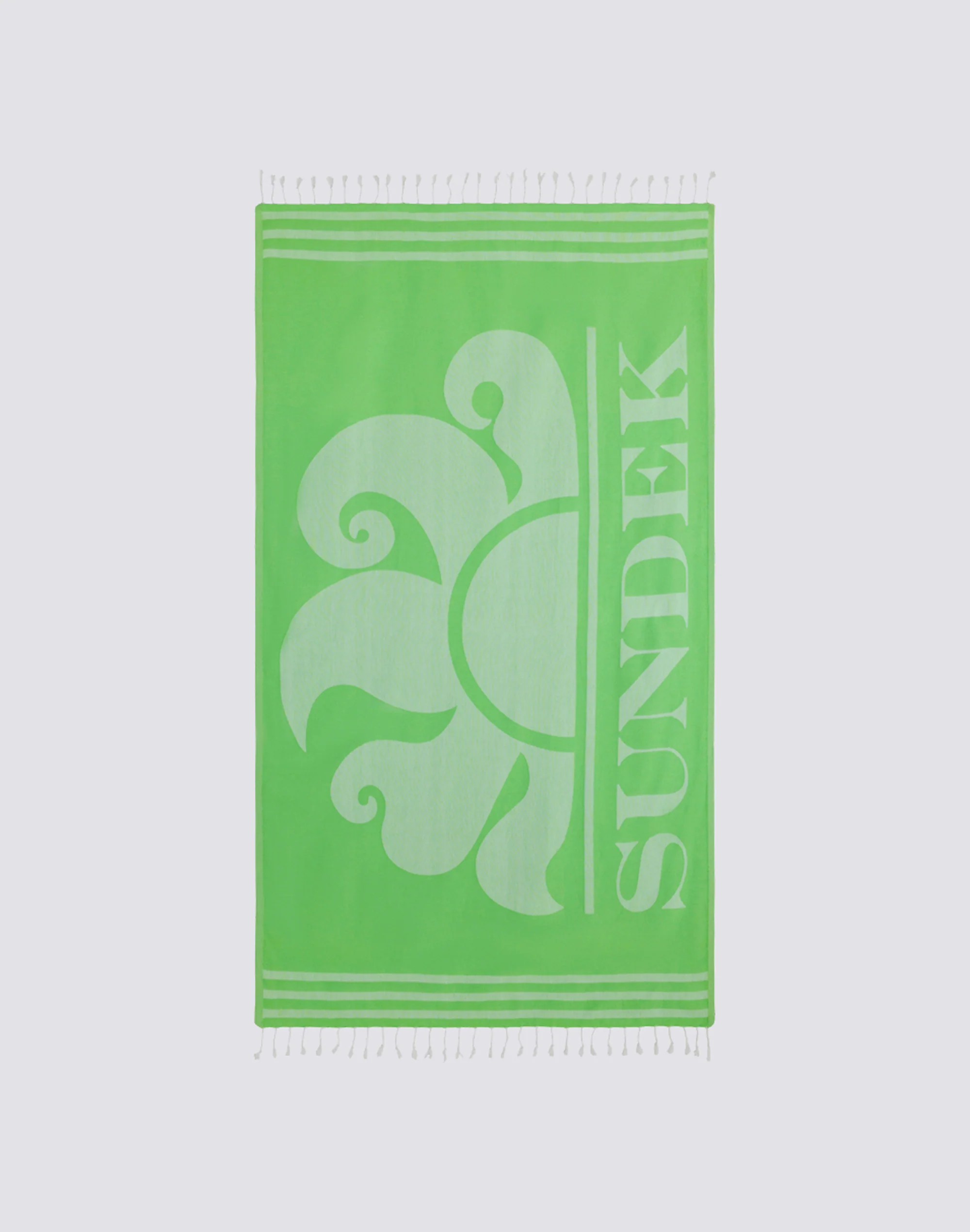 TELO MARE FOUTA JACQUARD CON LOGO