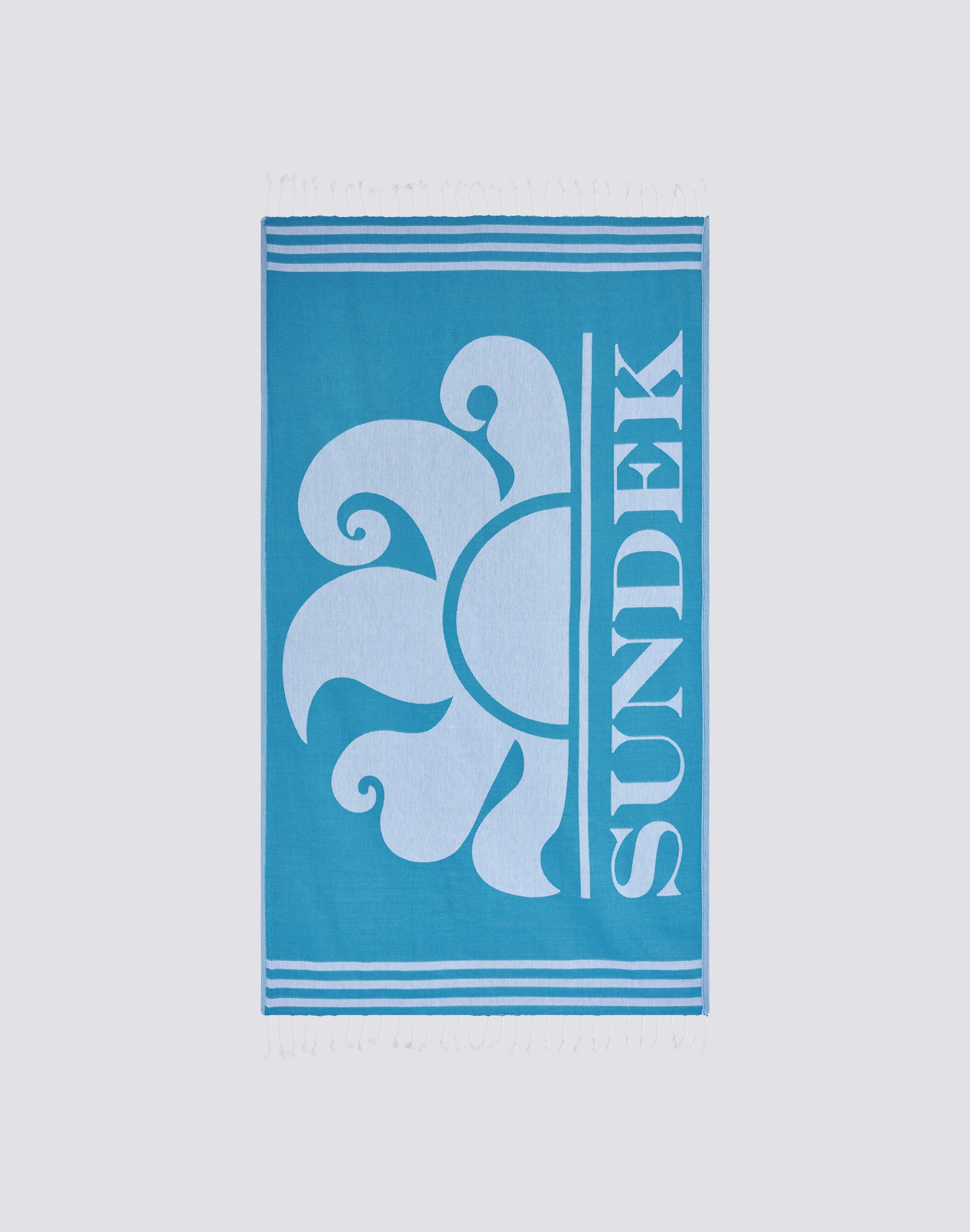 TELO MARE FOUTA JACQUARD CON LOGO