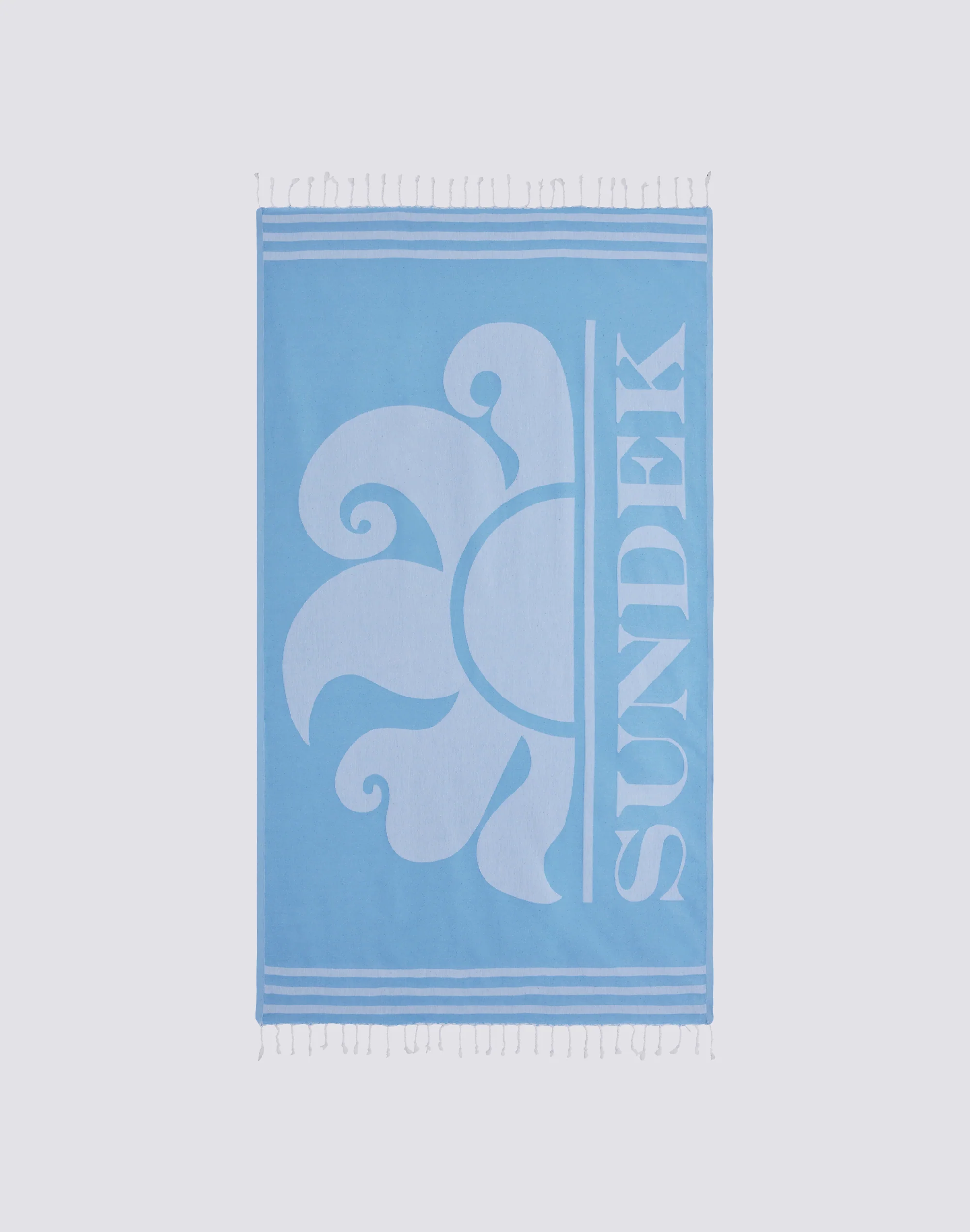 TELO MARE FOUTA JACQUARD CON LOGO