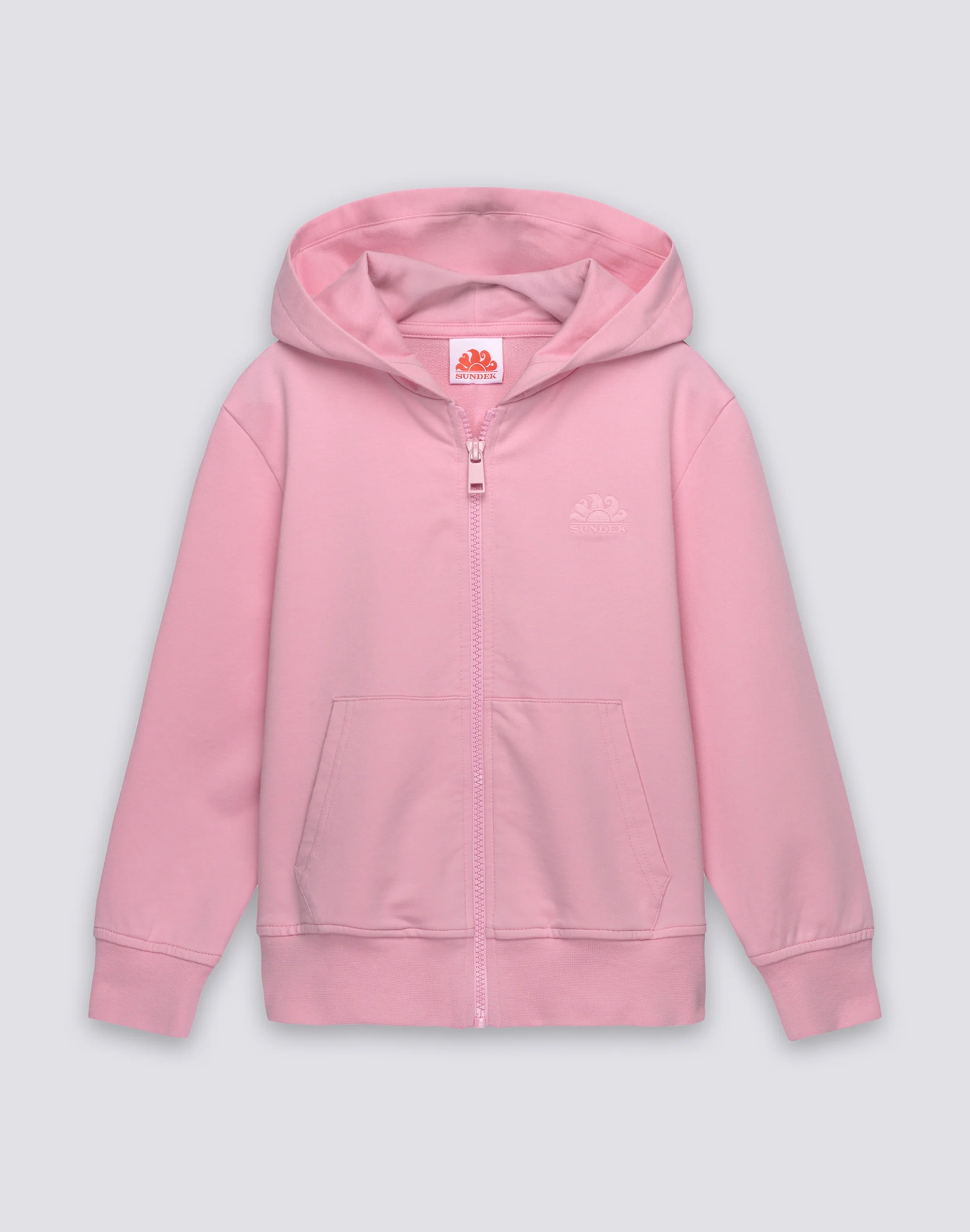 FELPA BAMBINO FULL ZIP CON CAPPUCCIO