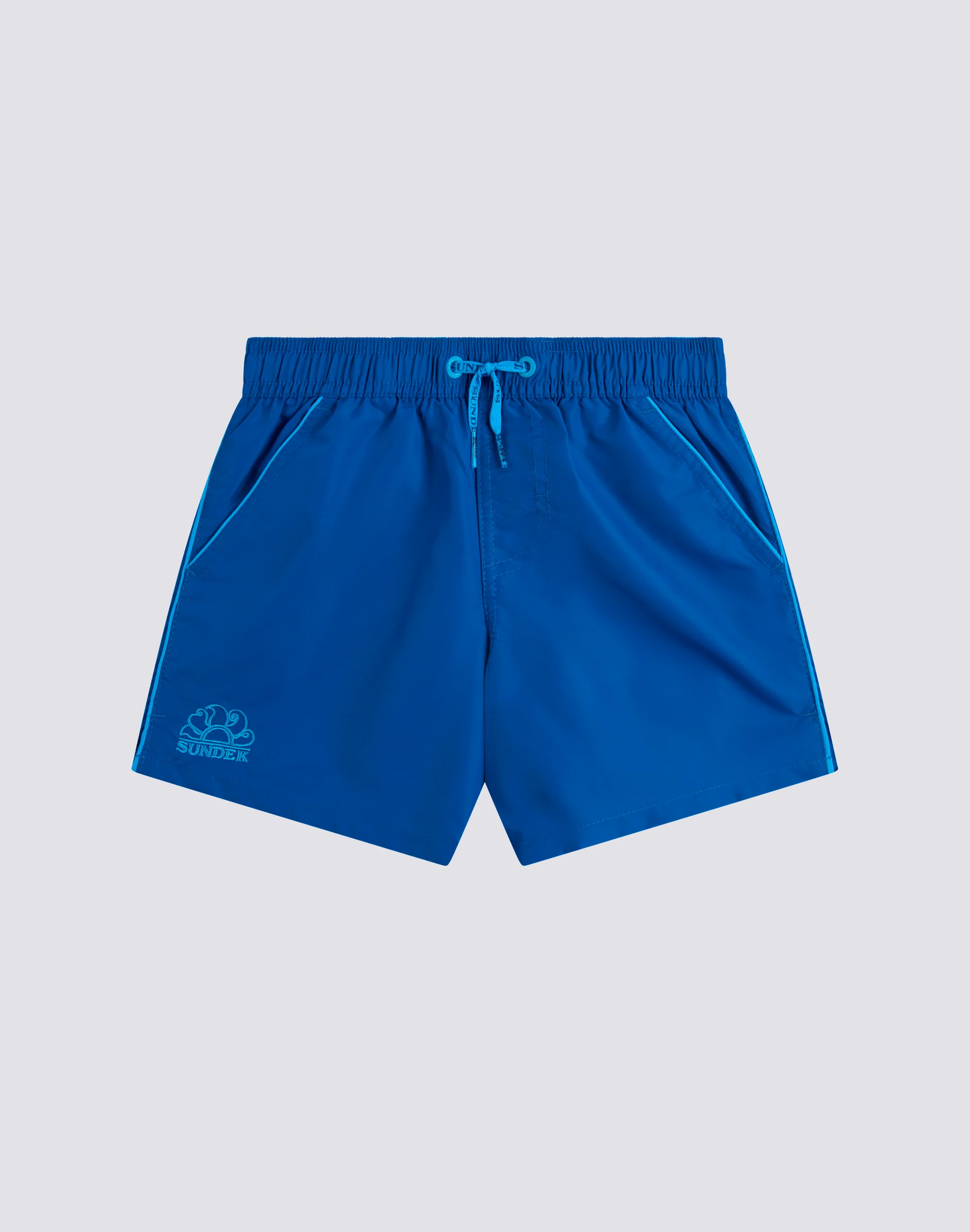 COSTUME DA BAGNO BAMBINO CORTO VITA ELASTICATA ICONIC TAFFETA CON PIPING