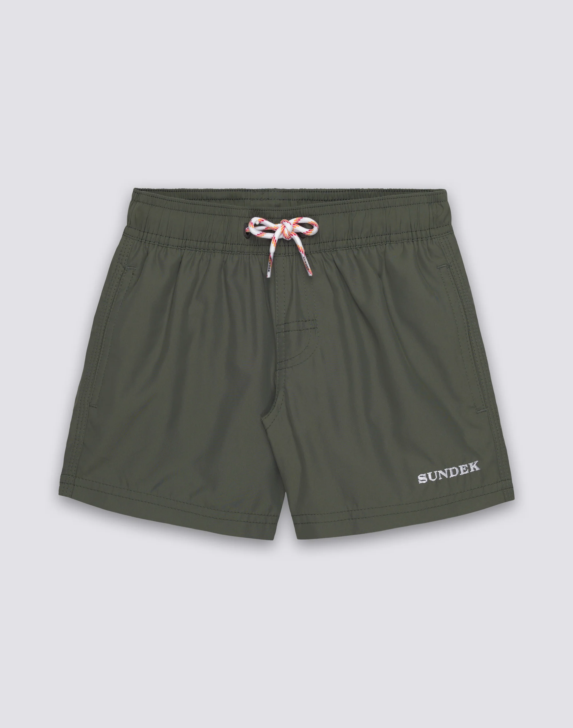 COSTUME DA BAGNO BAMBINO IN POLIESTERE RICICLATO REPREVE® CON DETTAGLI TRICOLORE