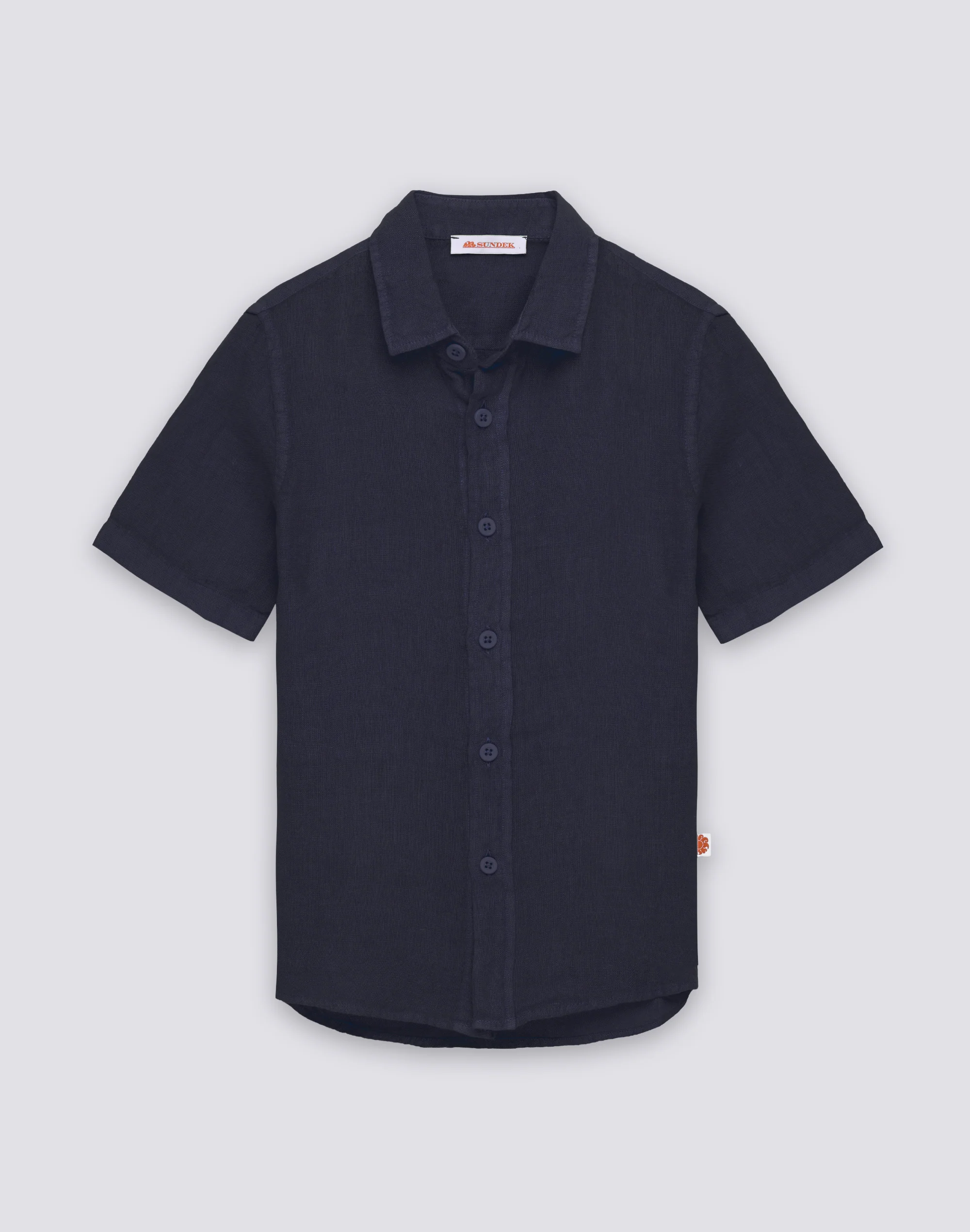 CAMICIA IN LINO DA BAMBINO A MANICA CORTA