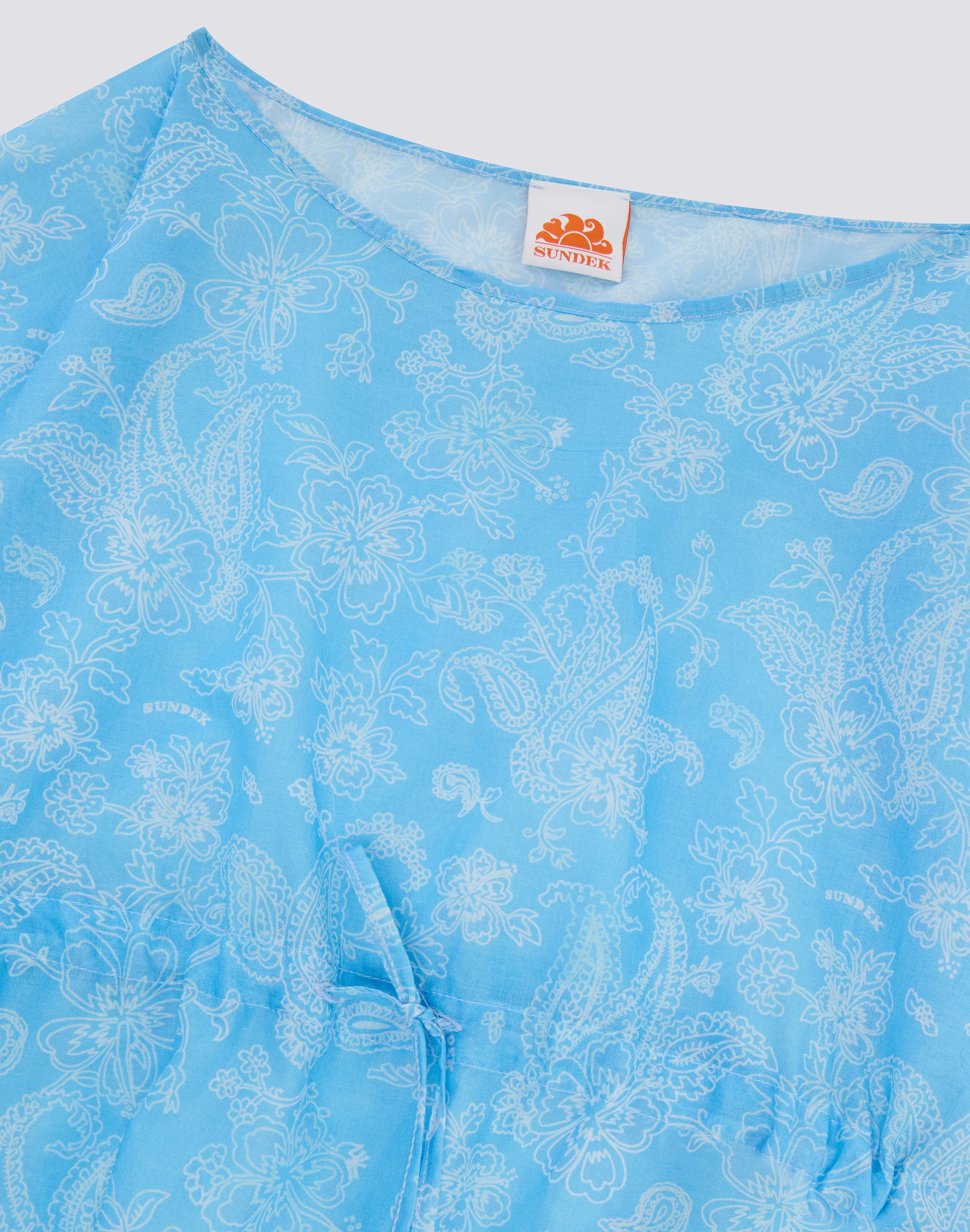 ABITO BAMBINA A FARFALLA CON STAMPA HIBI PAISLEY - Image 3