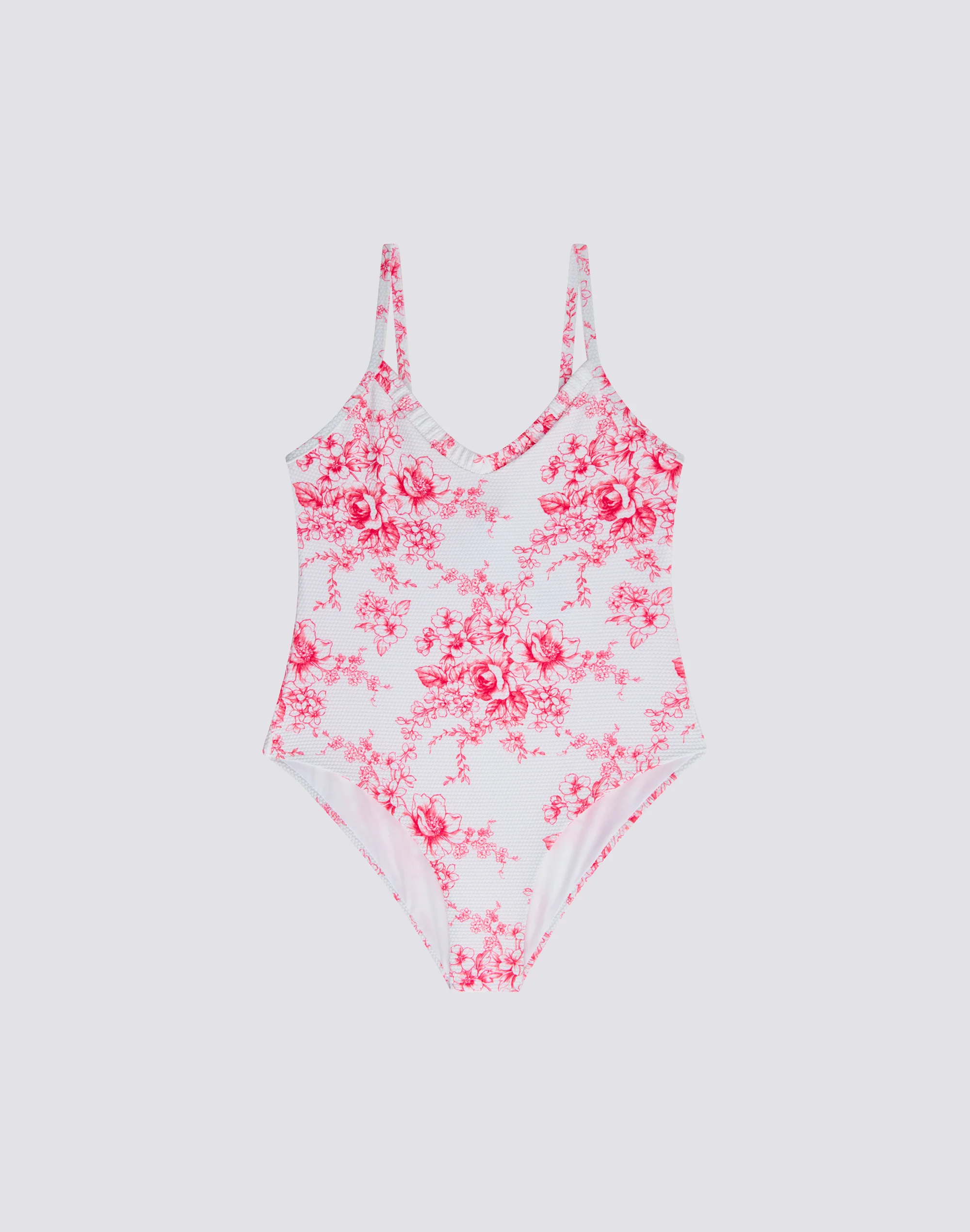 COSTUME INTERO BAMBINA STAMPA ROSE DE JOIE