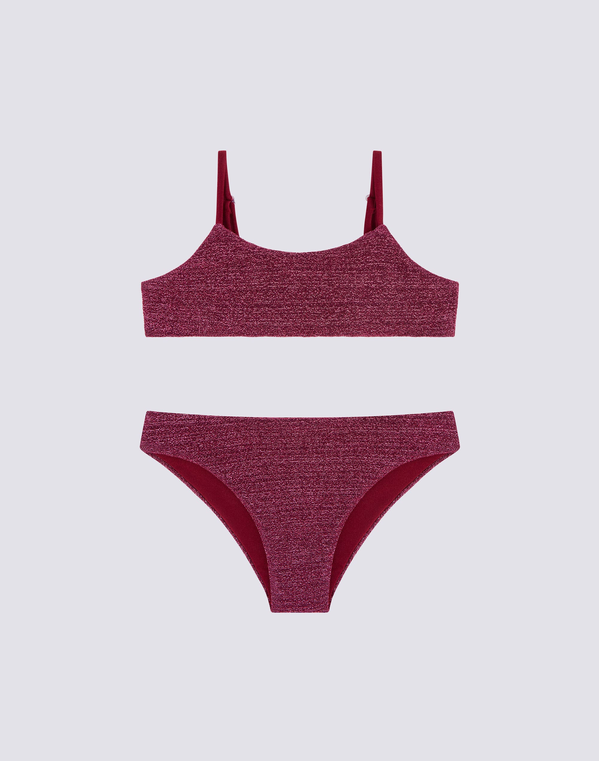 BIKINI CON TOP A FASCIA E SLIP FISSO