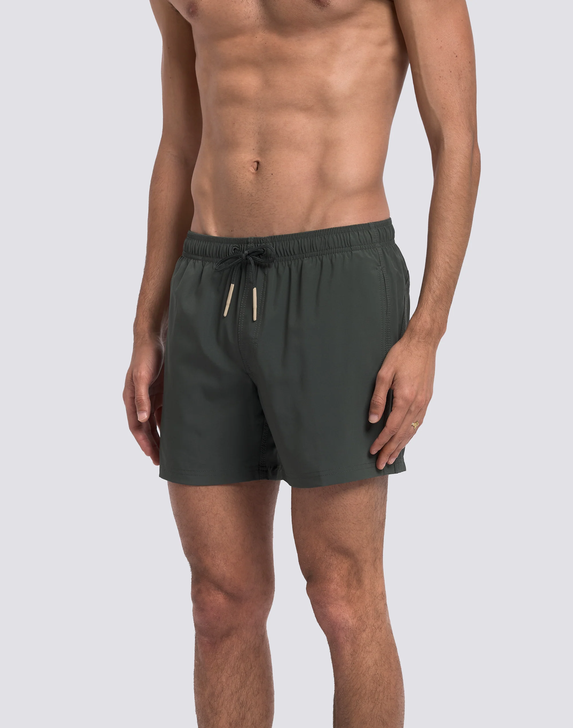 COSTUME DA BAGNO UOMO CORTO VITA ELASTICATA GOLDENWAVE TINTA UNITA 4WAY STRETCH - Image 4