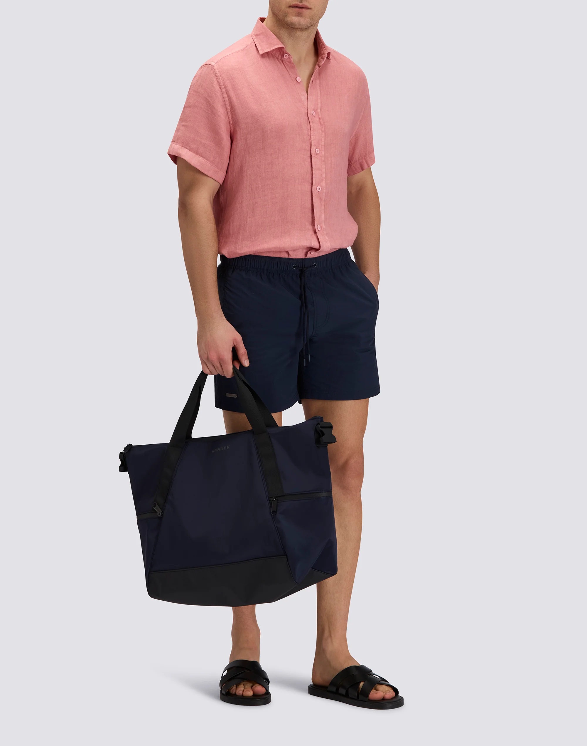 CAMICIA UOMO IN LINO A MEZZE MANICHE - Image 3