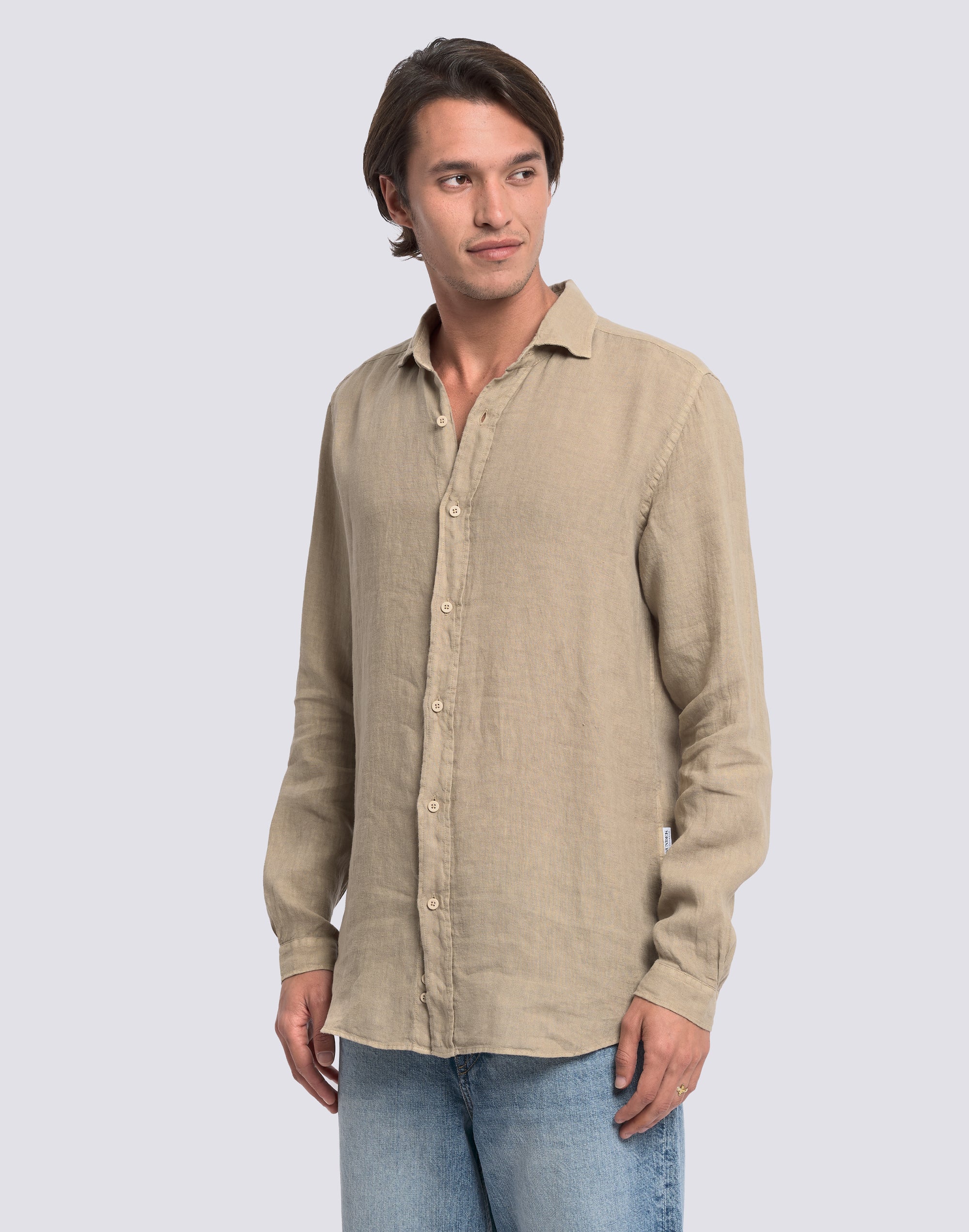 CAMICIA DA UOMO IN LINO TINTO CAPO - Image 4