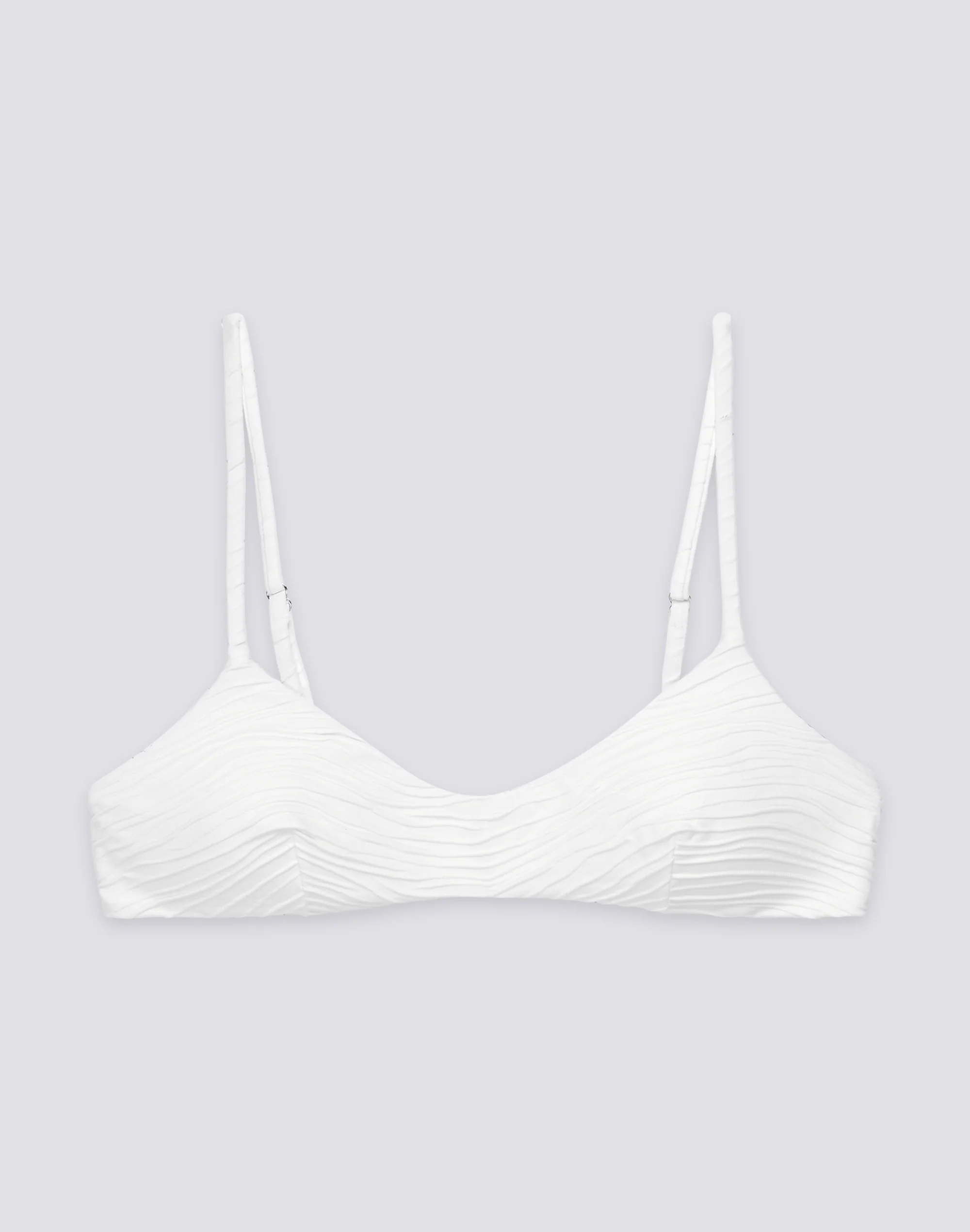 ELODIE - BIKINI TOP BRALETTE JACQUARD EFFETTO WAVE