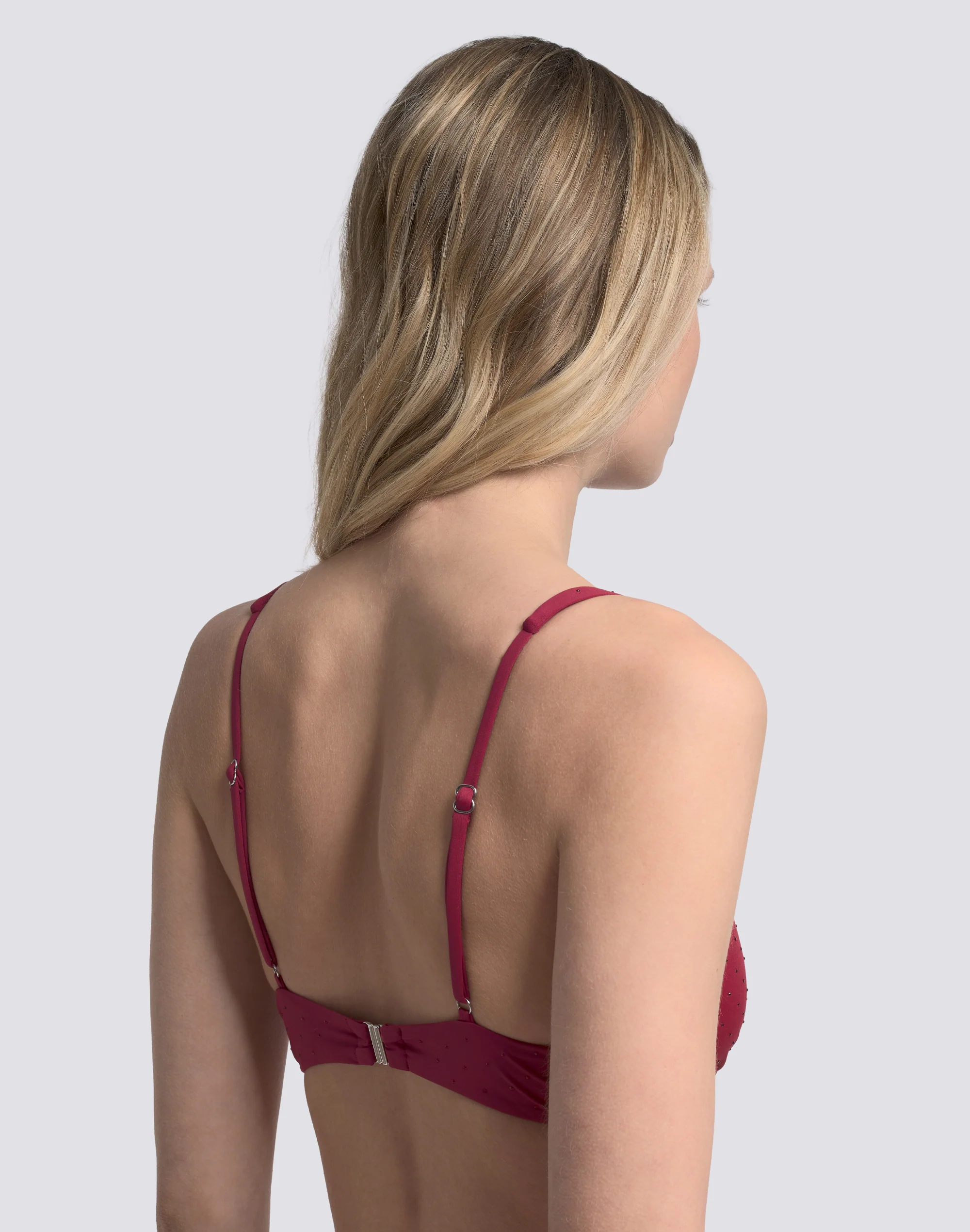 BIKINI TOP BRALETTE CON STRASS - Image 4