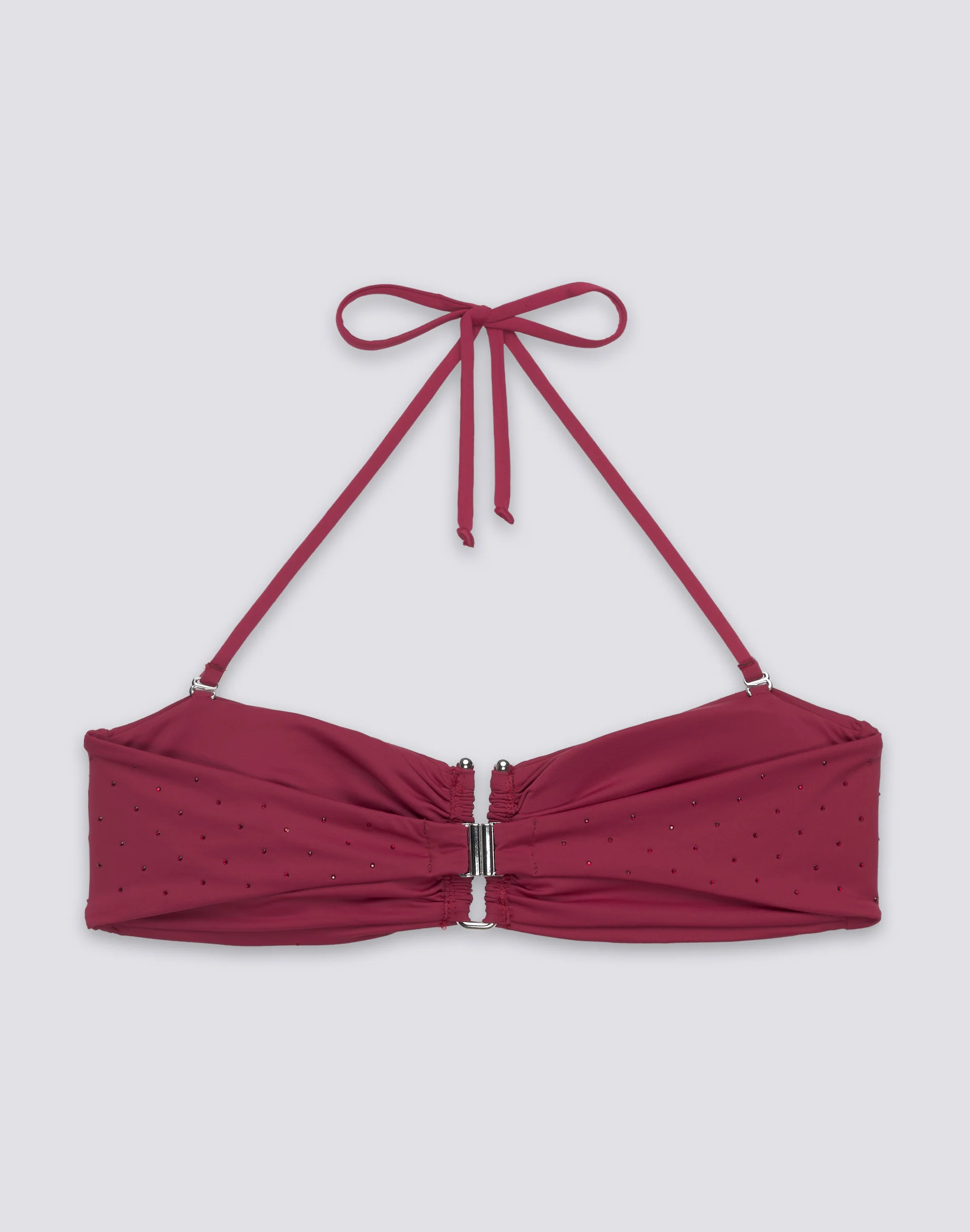 TOP BIKINI A FASCIA CON STRASS - Image 2