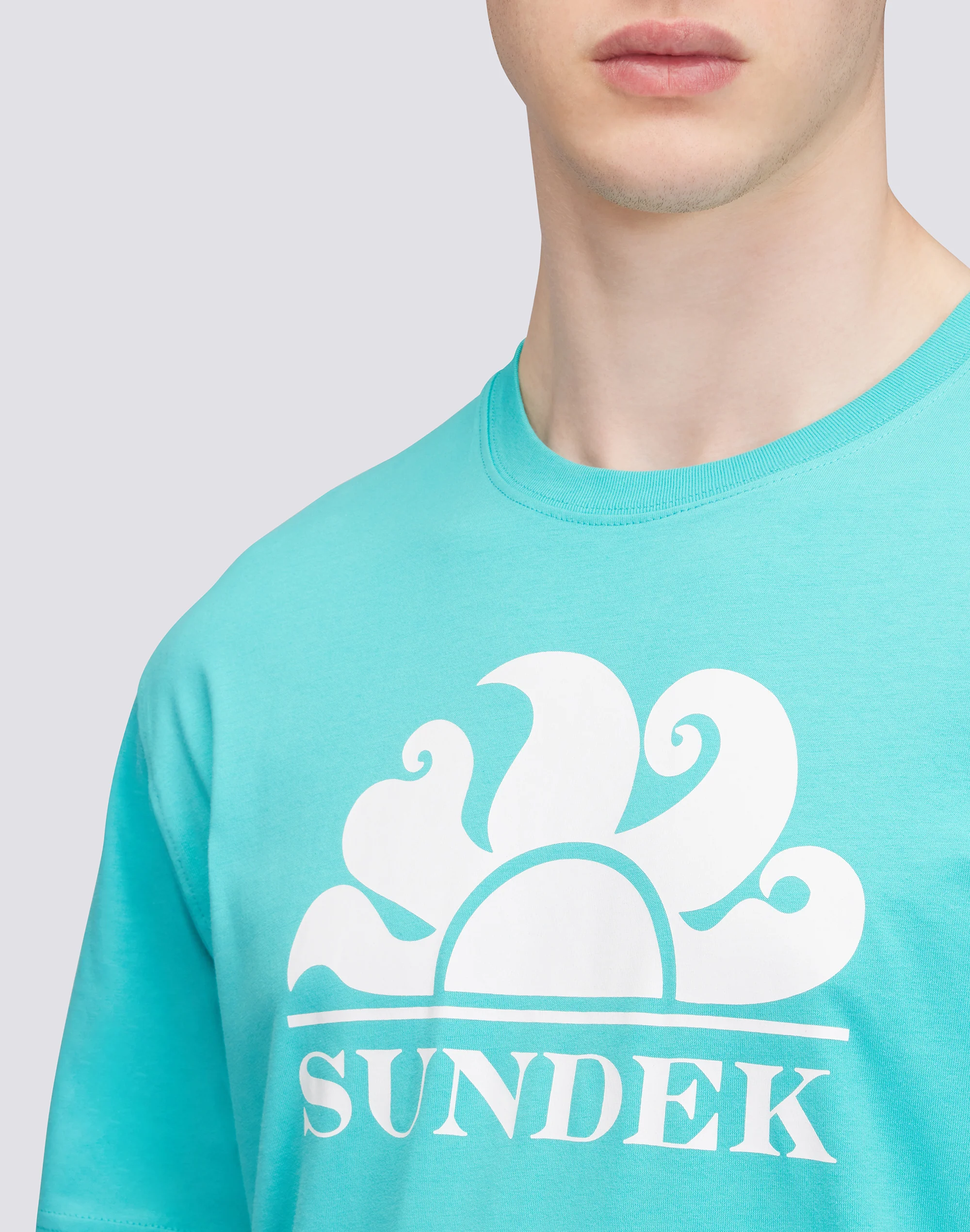 T-SHIRT GIROCOLLO CON STAMPA LOGO - Image 3