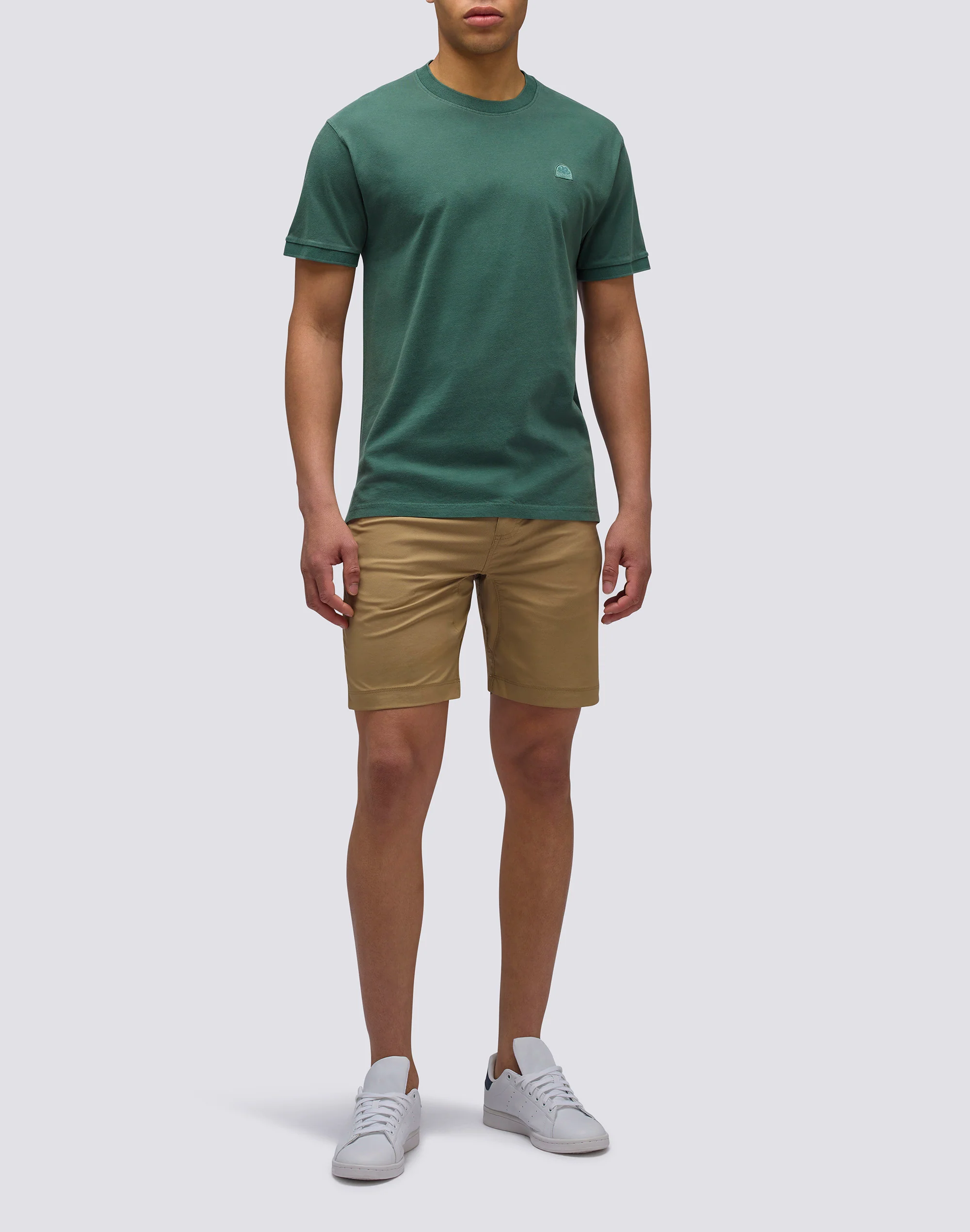 T-SHIRT NEW DEY GIROCOLLO TINTO CAPO CON LOGO - Image 3