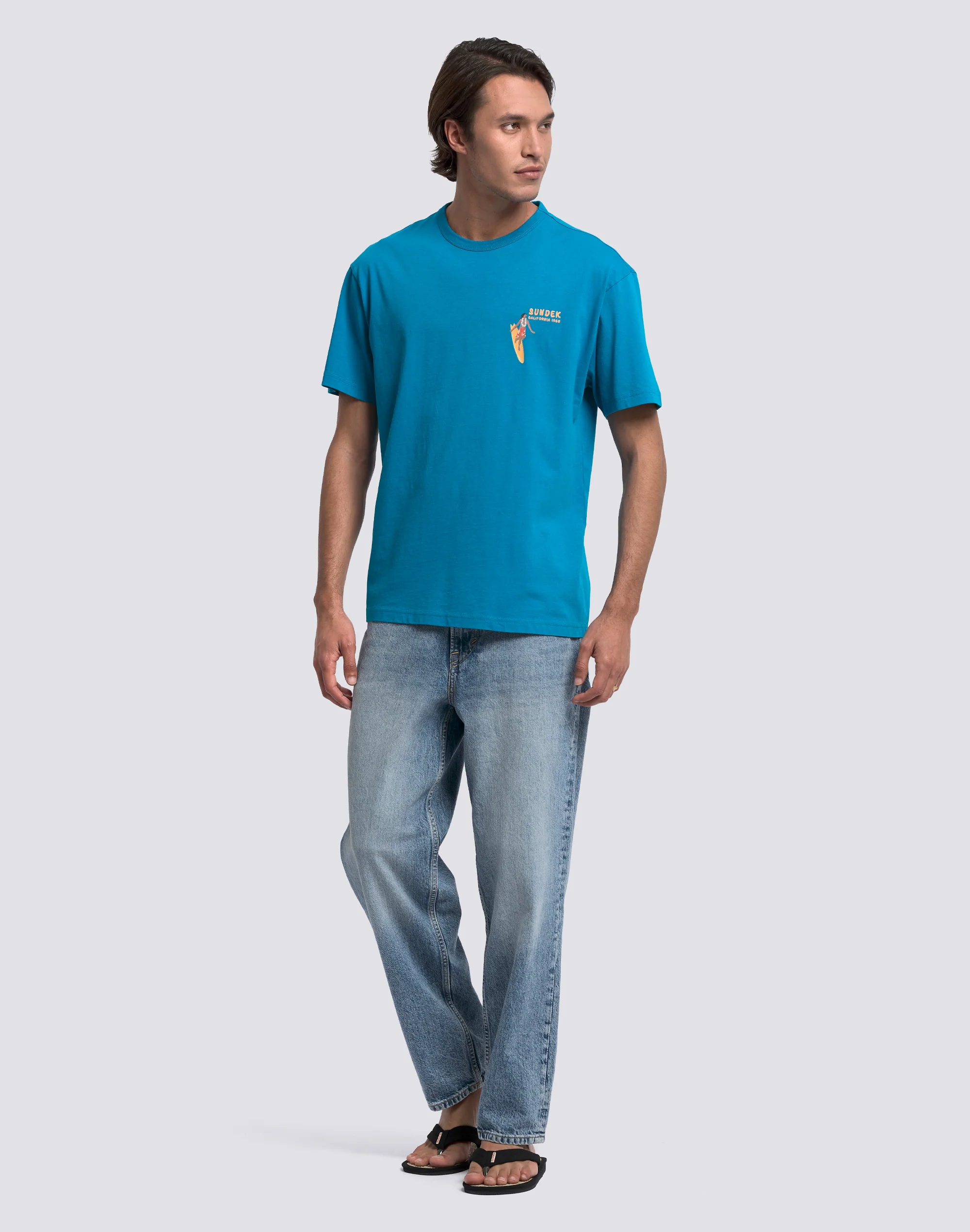 T-SHIRT DA UOMO A GIROCOLLO CON STAMPA E RICAMO - Image 3