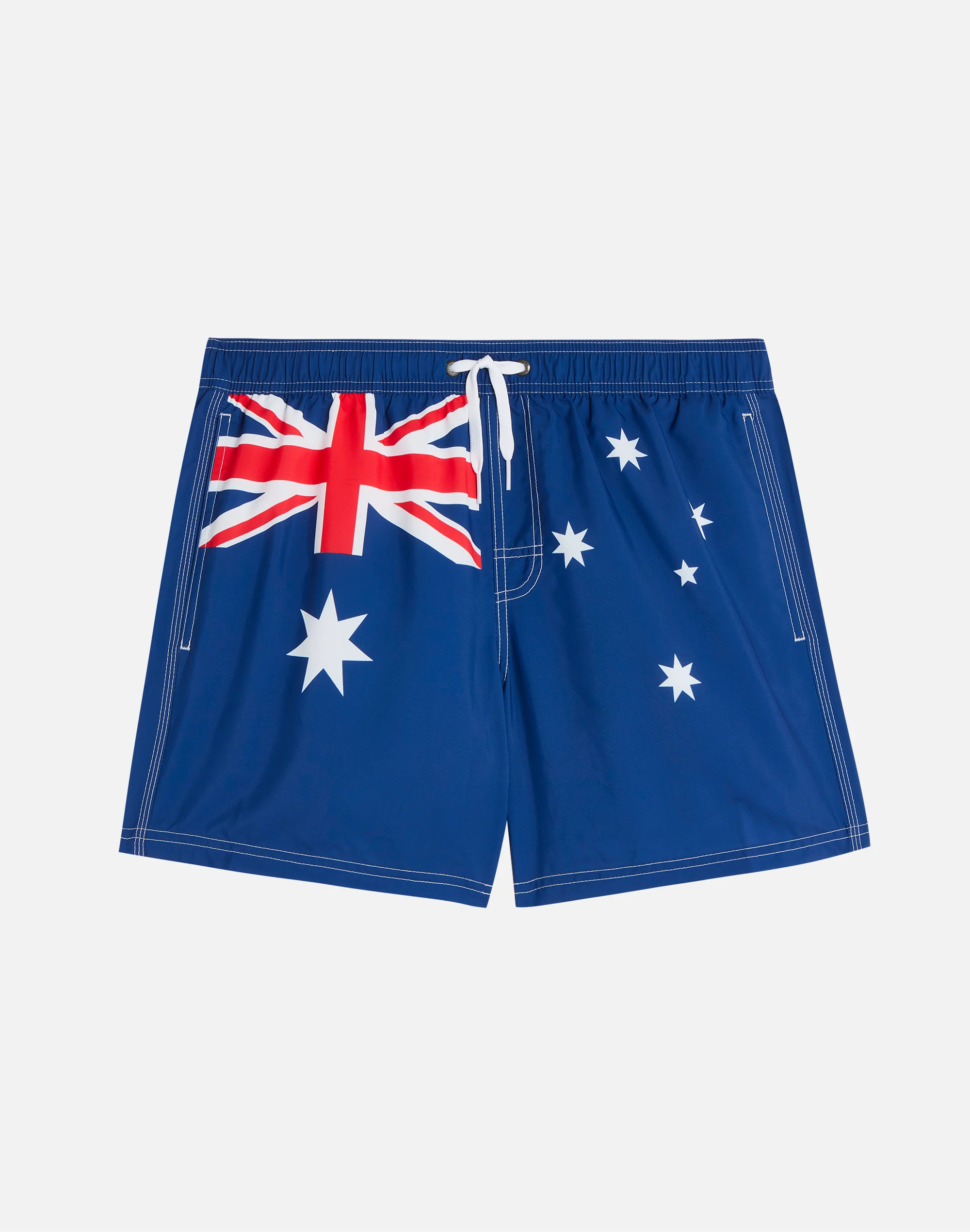 COSTUME DA BAGNO CORTO VITA ELASTICATA POLIESTERE RICICLATO REPREVE® BANDIERA AUSTRALIA - Image 4