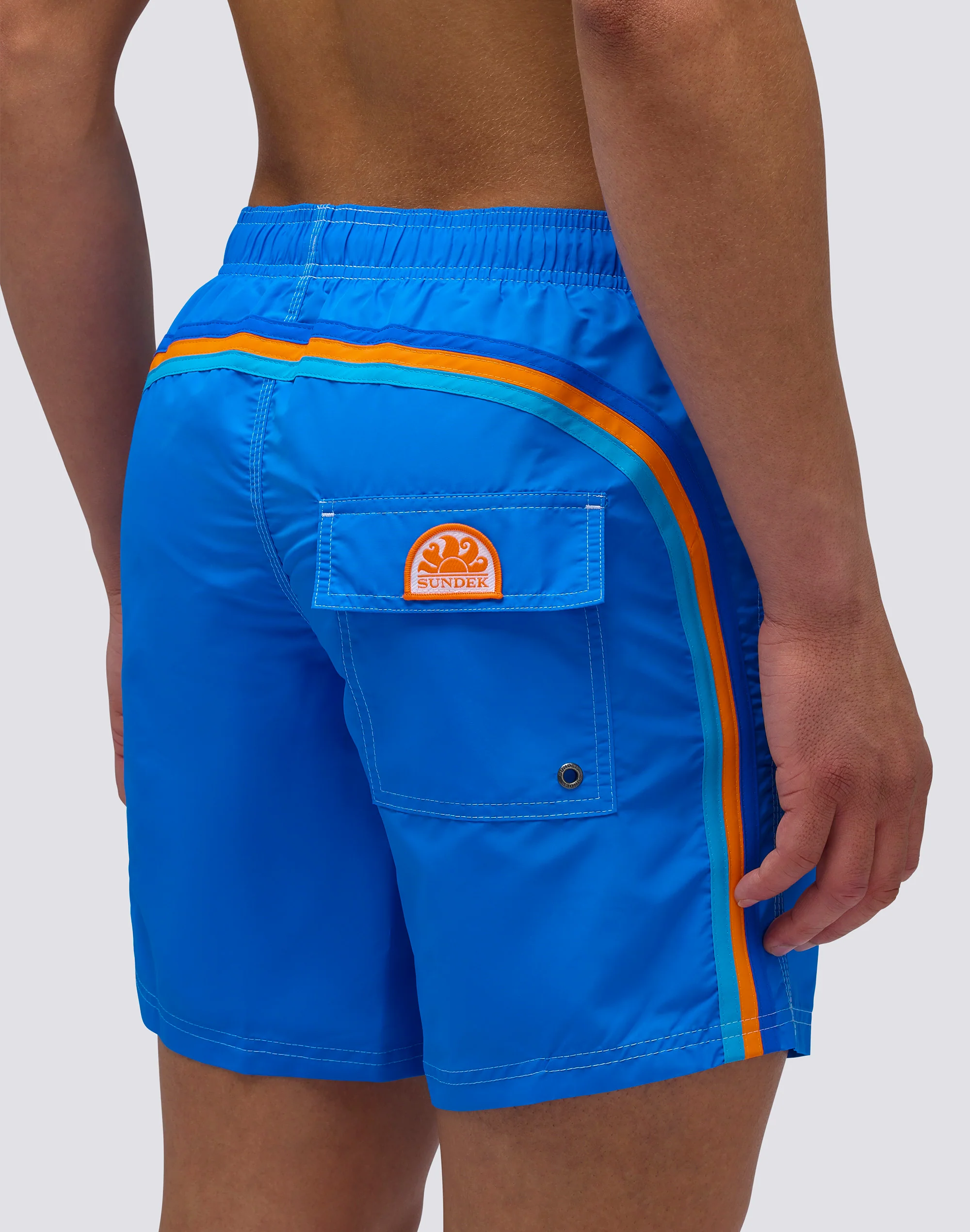 COSTUME DA BAGNO LUNGHEZZA MEDIA VITA ELASTICATA ICONIC TAFFETA - Image 3