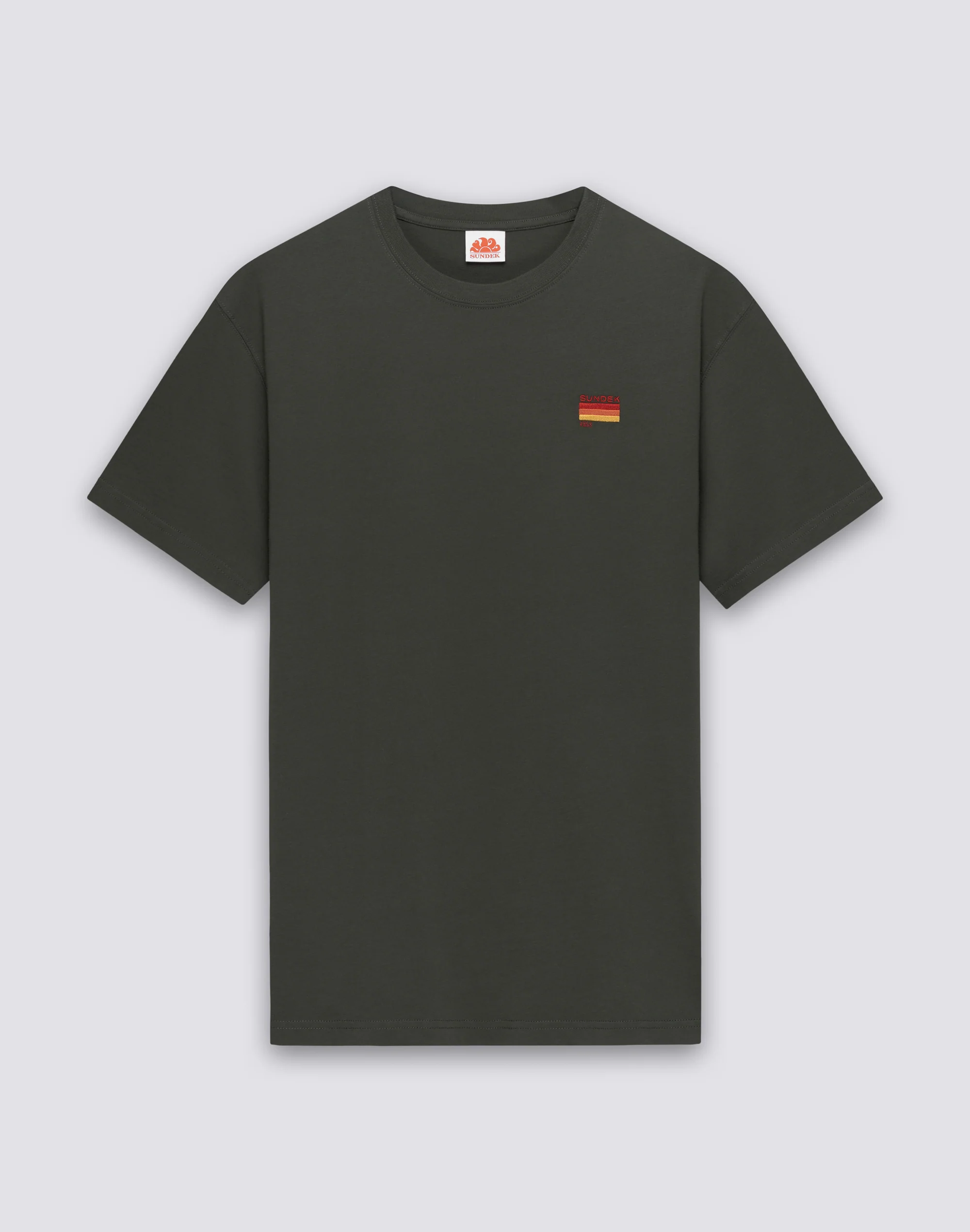 T-SHIRT UOMO CON RICAMO TRICOLORE