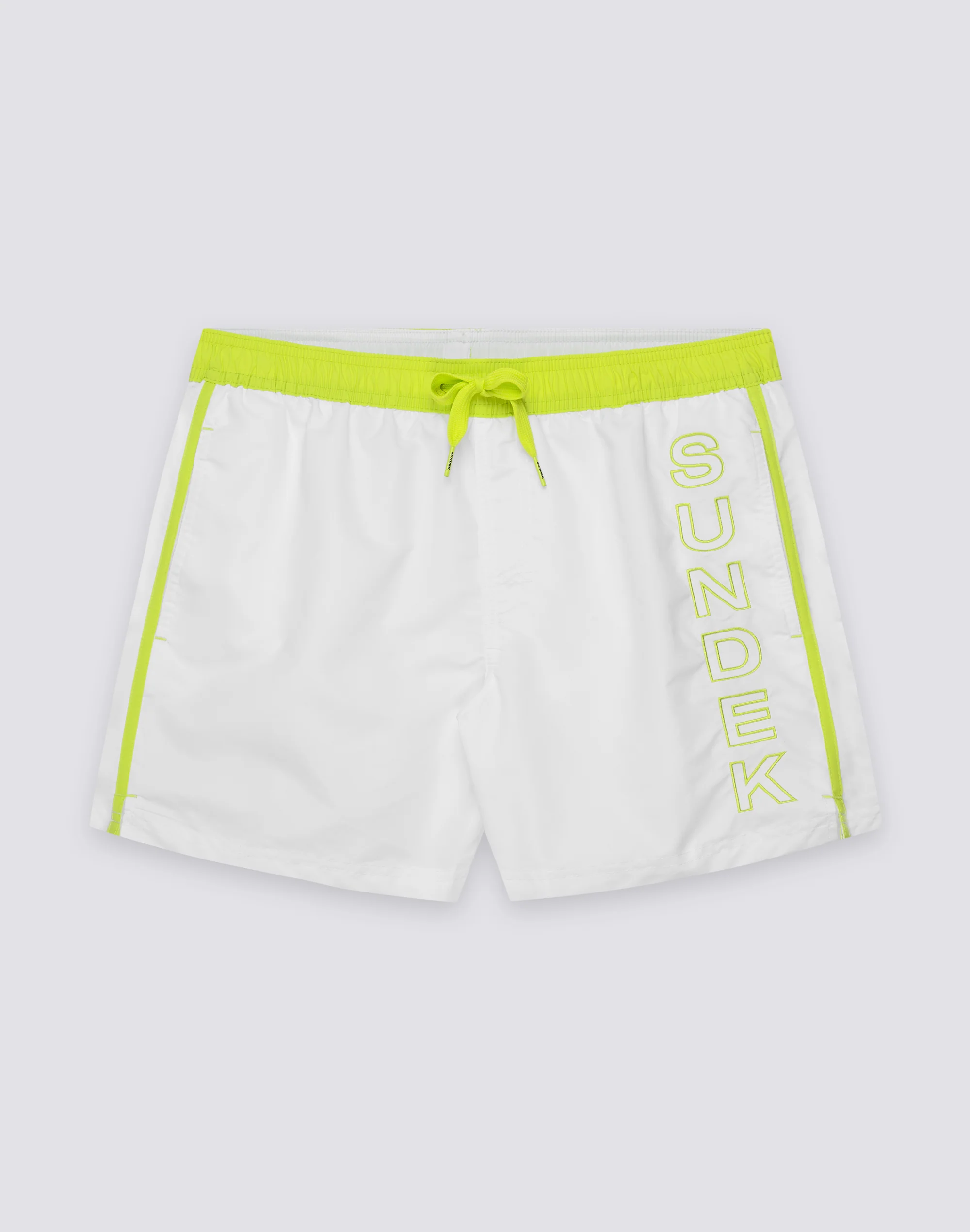 COSTUME DA BAGNO UOMO CORTO VITA ELASTICATA ICONIC TAFFETA CON PIPING A CONTRASTO
