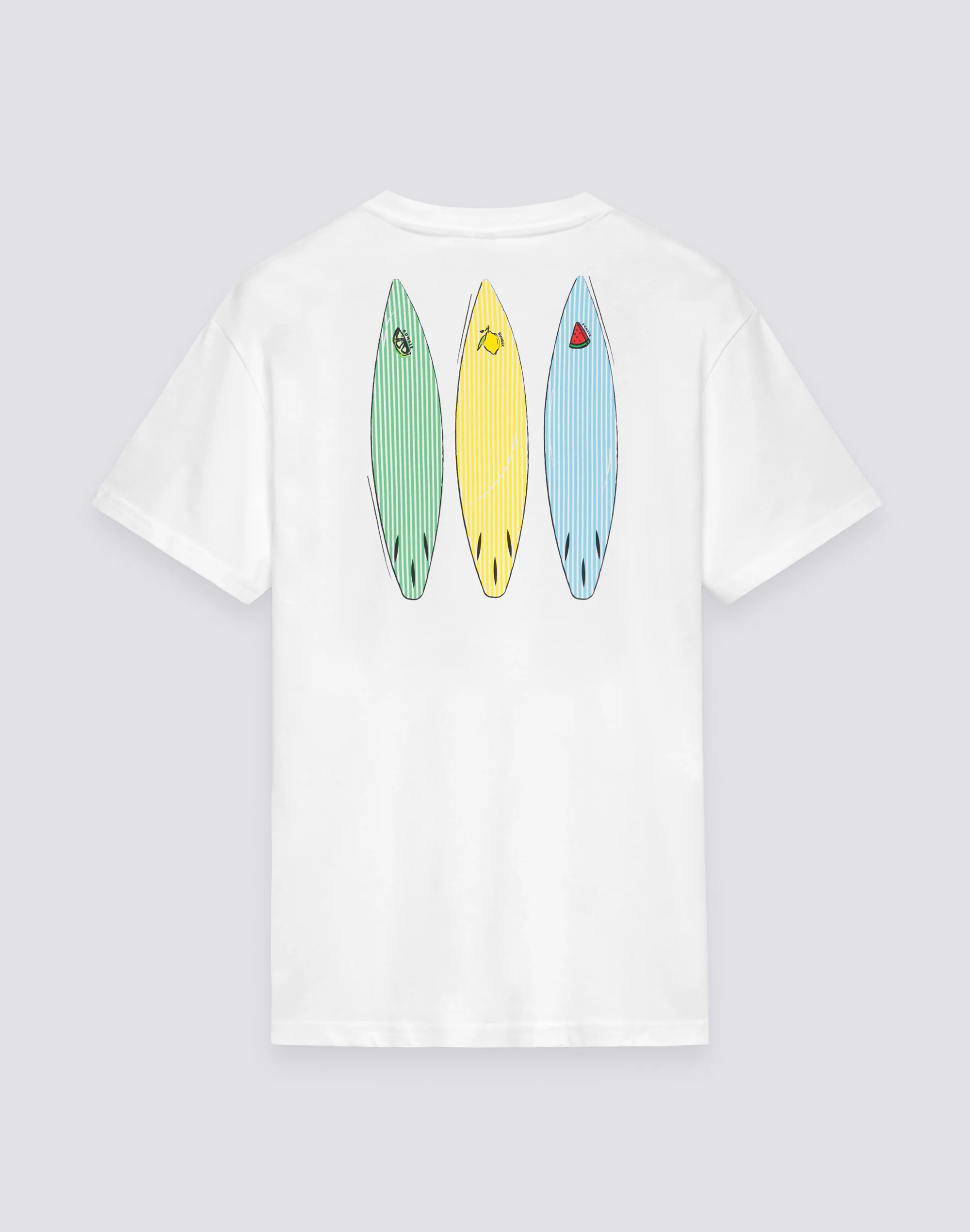 T-SHIRT UOMO A GIROCOLLO CON STAMPA TIDAL SURFER