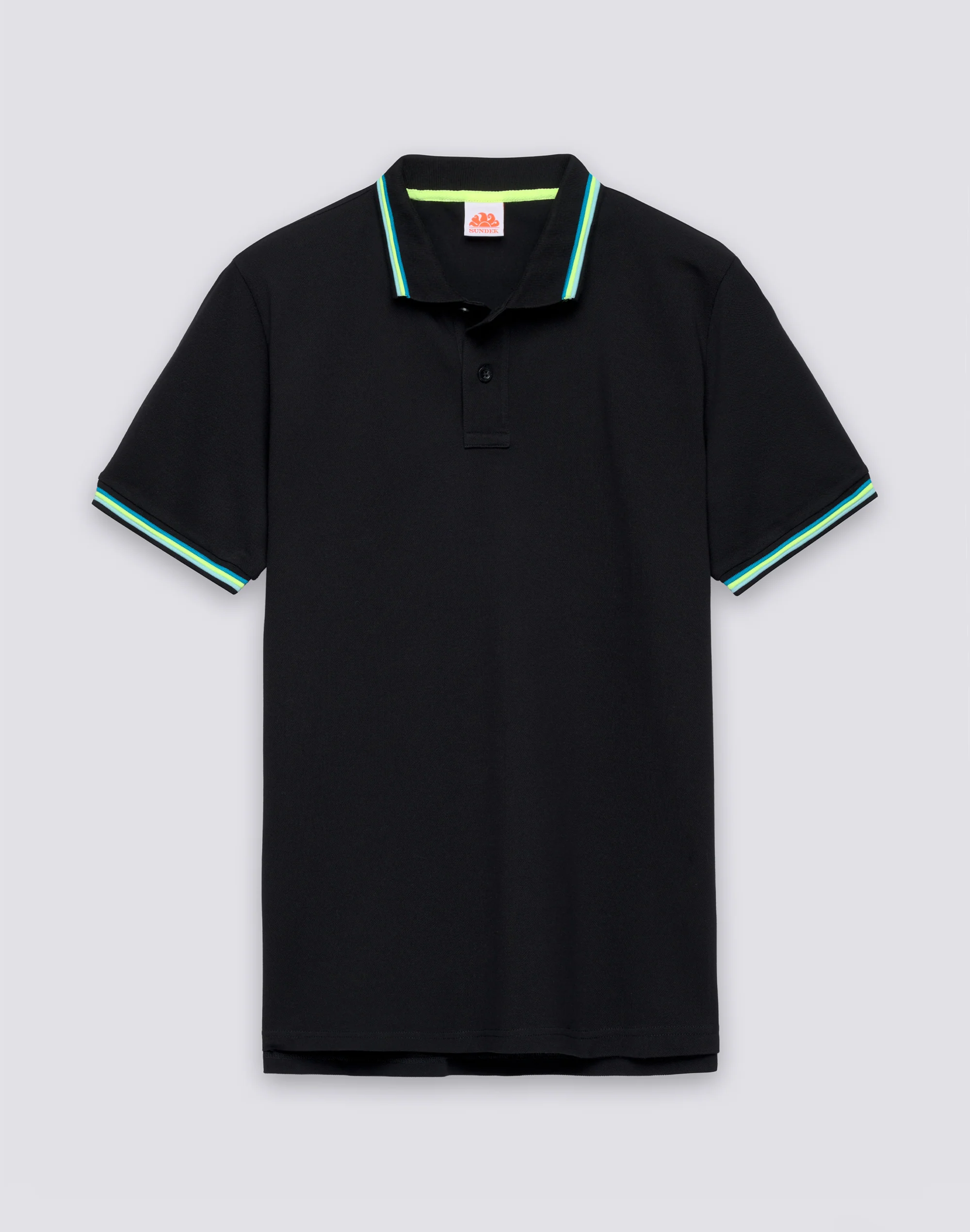 POLO BRICE IN COTONE PIQUET CON DETTAGLI TRICOLOR