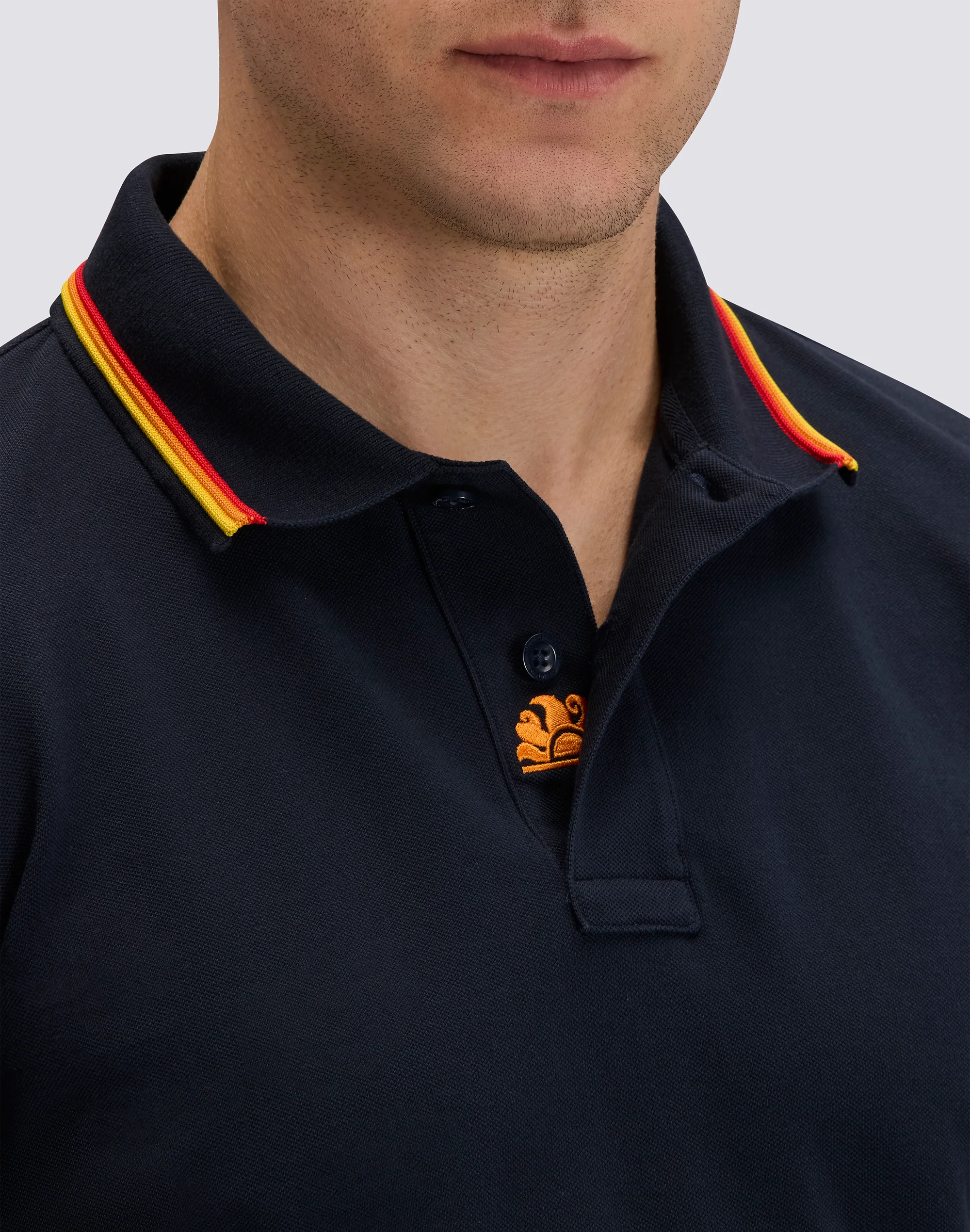 POLO BRICE UOMO IN COTONE PIQUET CON DETTAGLI TRICOLOR - Image 4