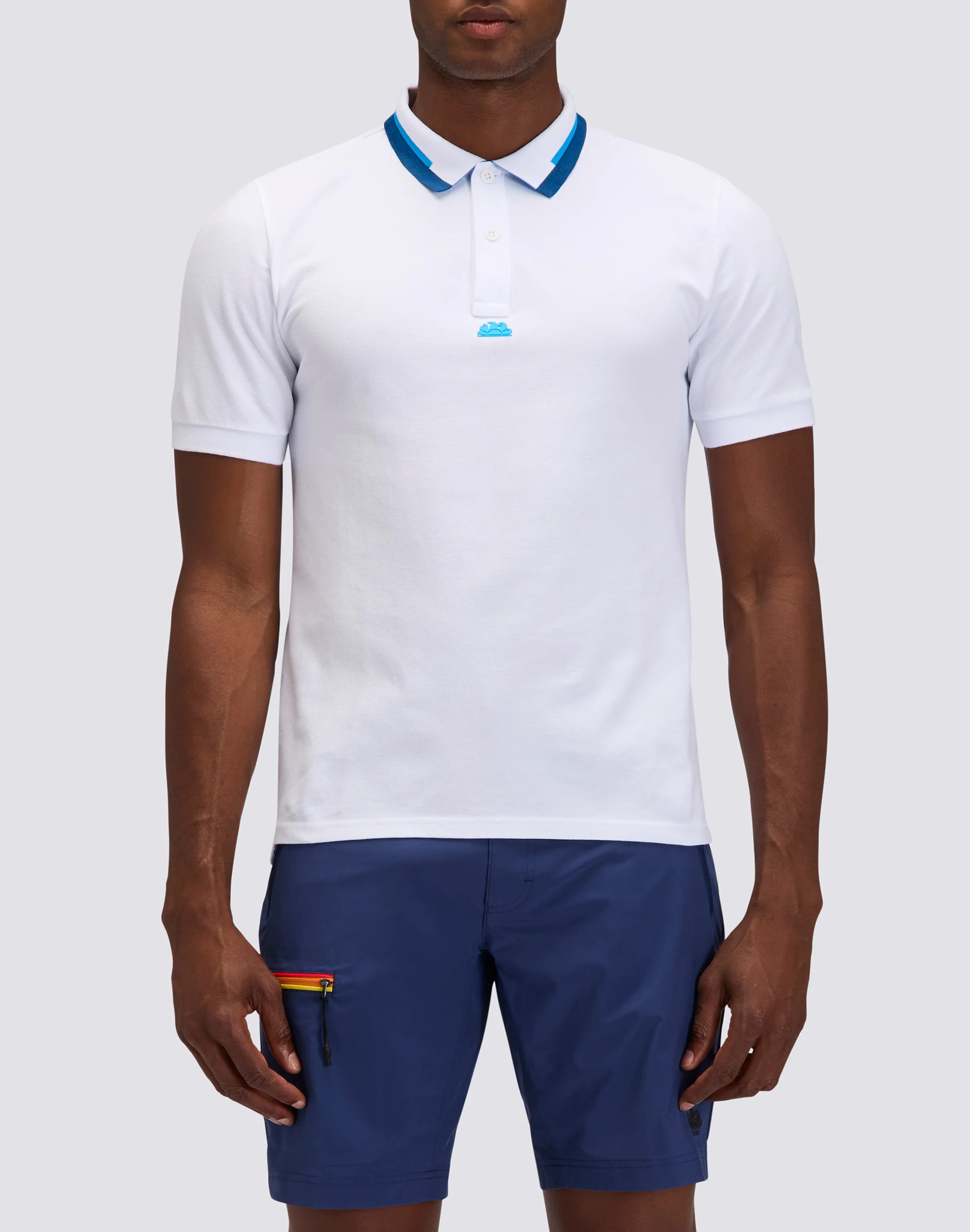 POLO IN COTONE PIQUET COMBINATO