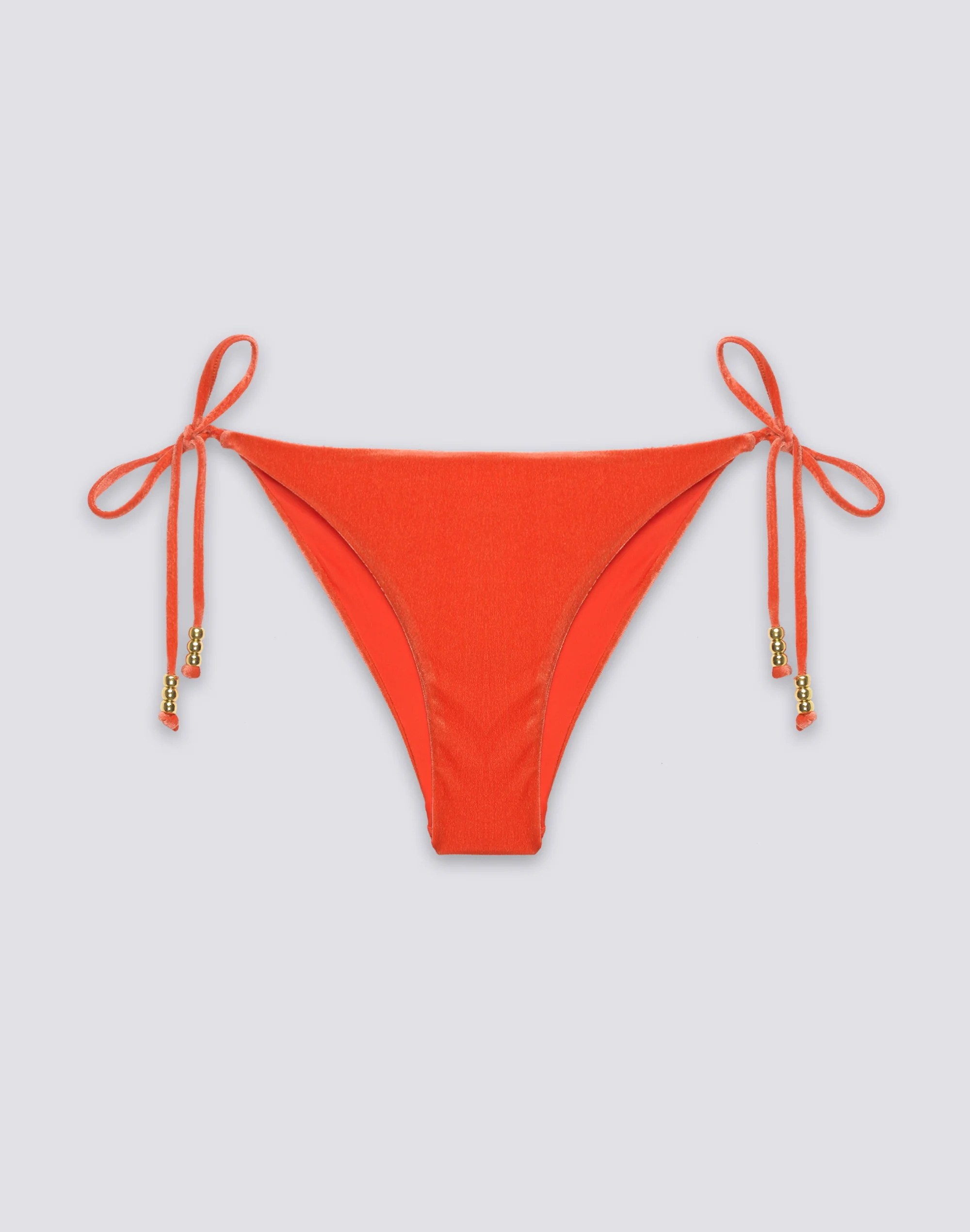 ANITA - BIKINI SLIP CON FIANCHI REGOLABILI IN VELLUTO