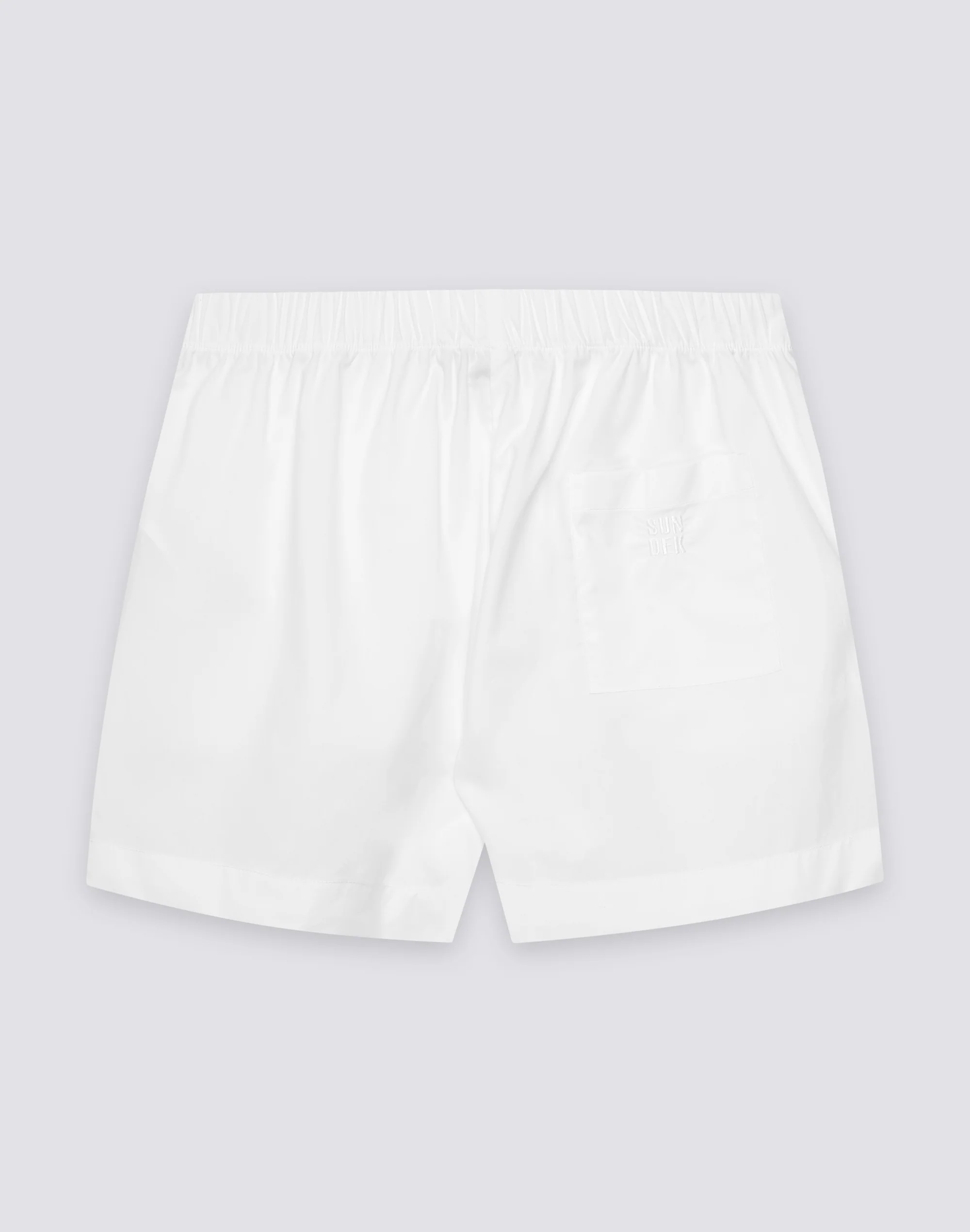 SHORTS DONNA A VITA ELASTICATA IN POPELINE DI COTONE - Image 2