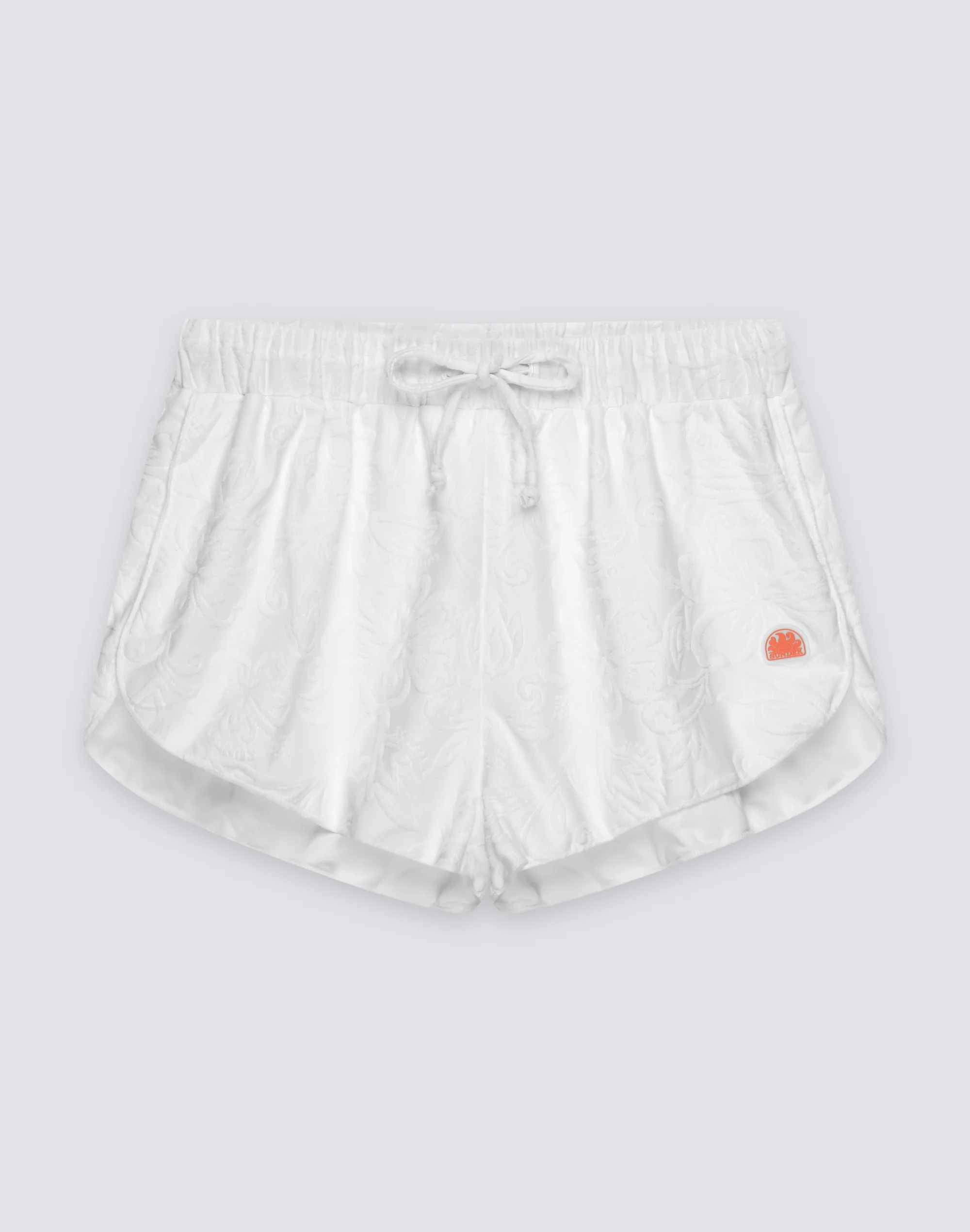 COSTUME A PANTALONCINO DONNA IN SPUGNA JACQUARD CON MOTIVO SK23